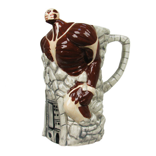 Attack on Titan Colossus Titan at the Wall 24 oz. Molded Stein